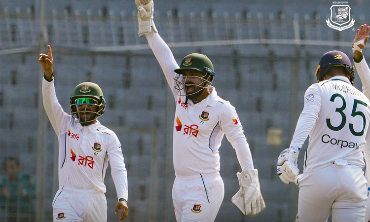 Campher resistance delays Bangladesh's victory