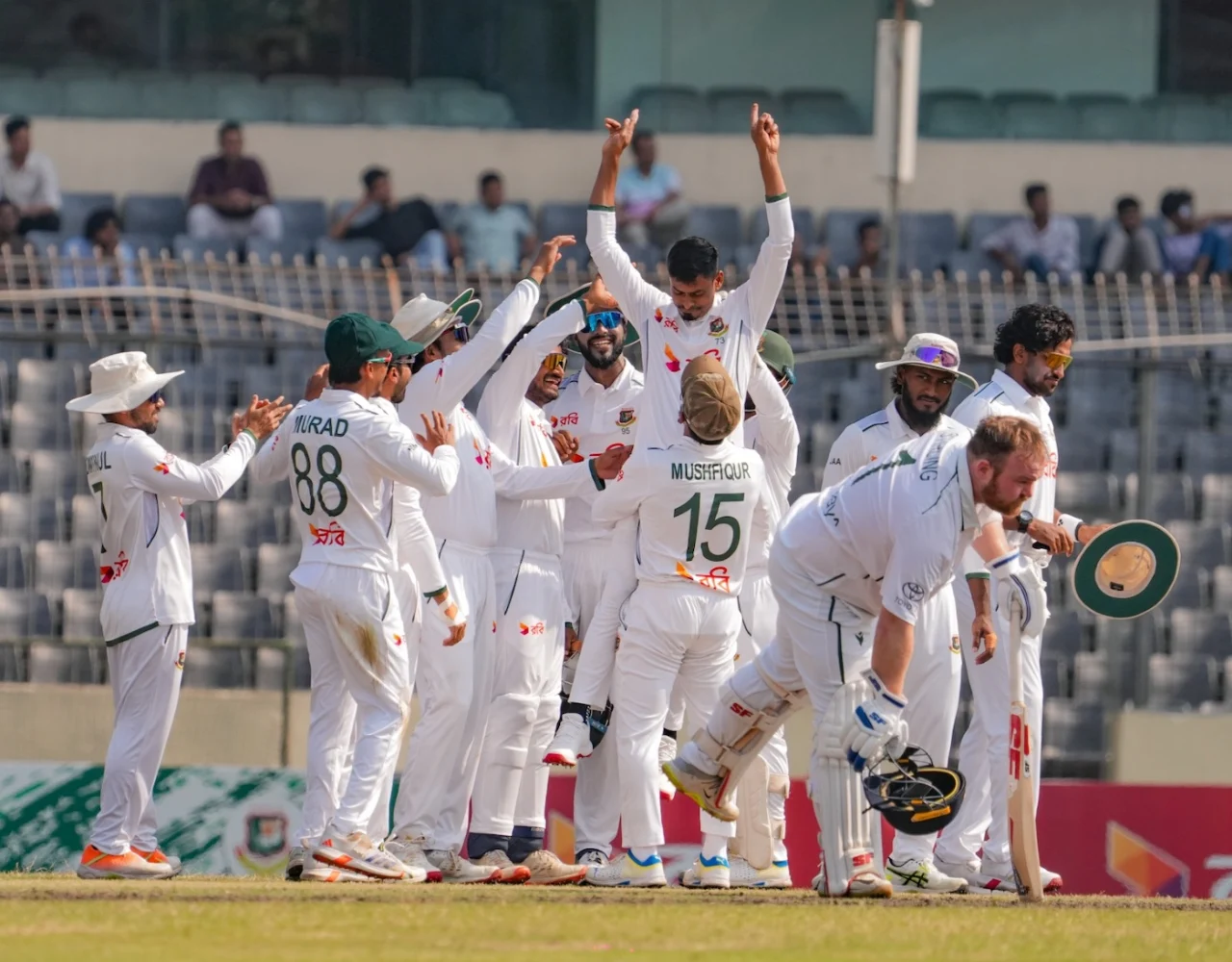Bangladesh crush Ireland by 217 runs to complete series sweep