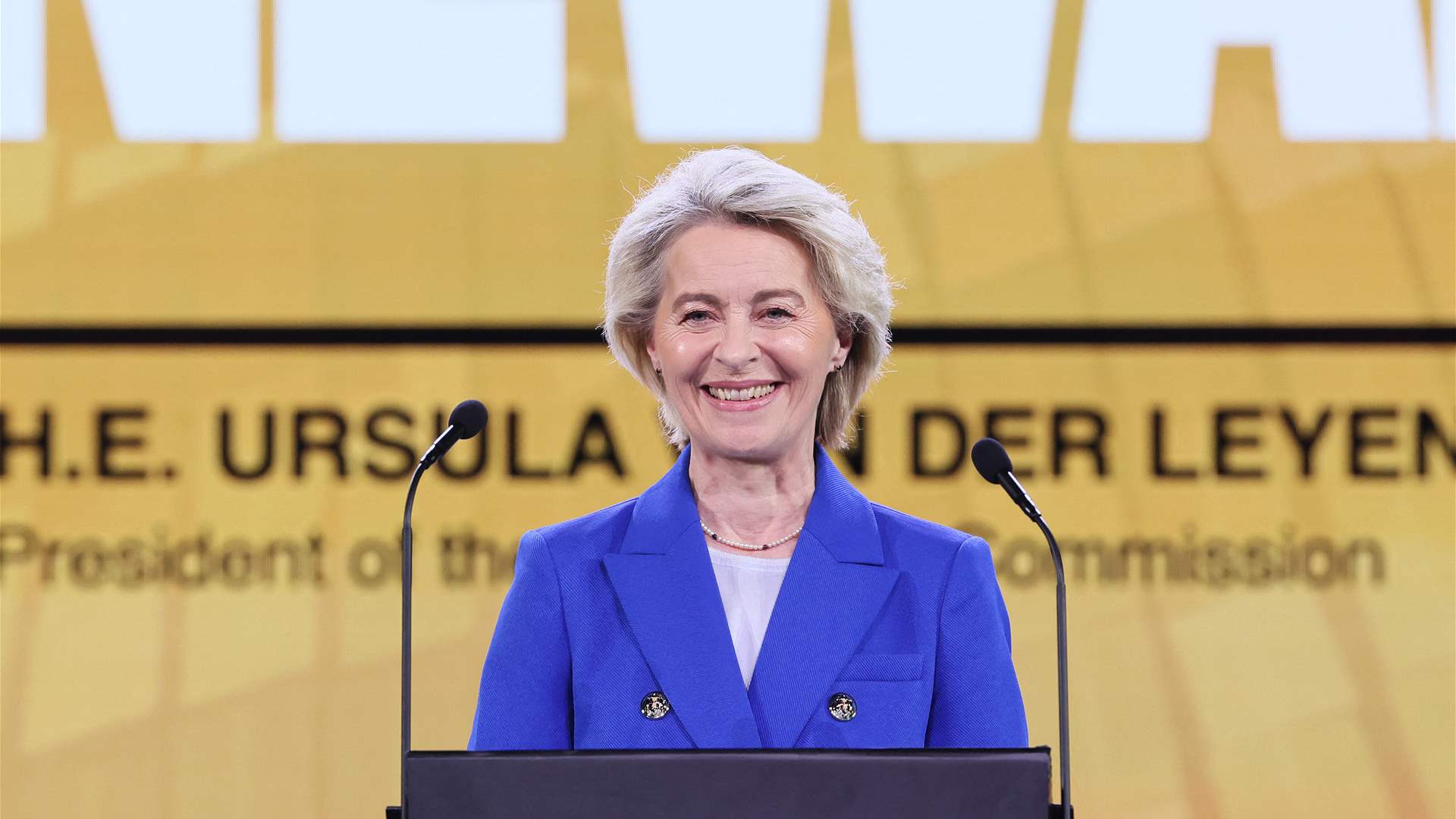 EU's central role must be 'fully reflected' in Ukraine peace plan: Von der Leyen