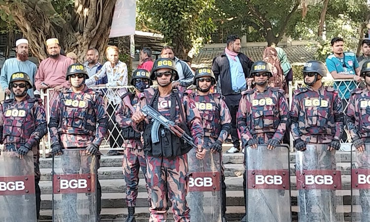 BGB deployed in court area ahead of Hasina plot-scam verdict