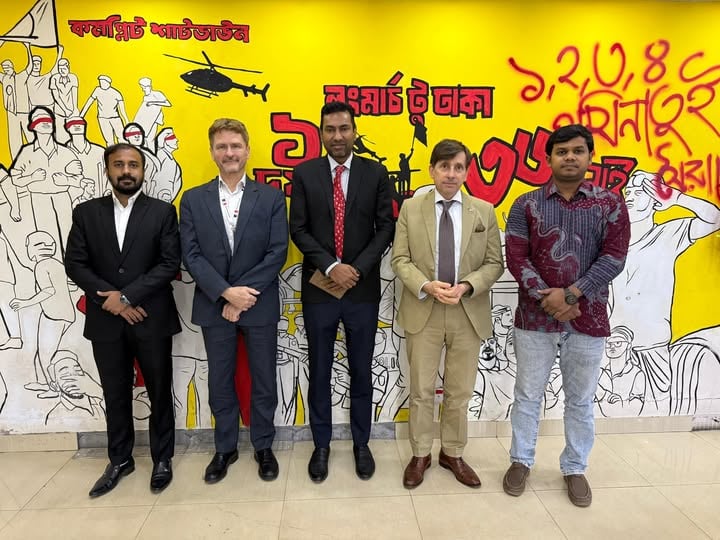 French envoy visits NCP office in Dhaka