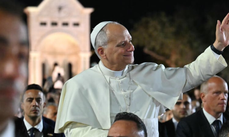Pope Leo holds Beirut mass and visits site of port blast