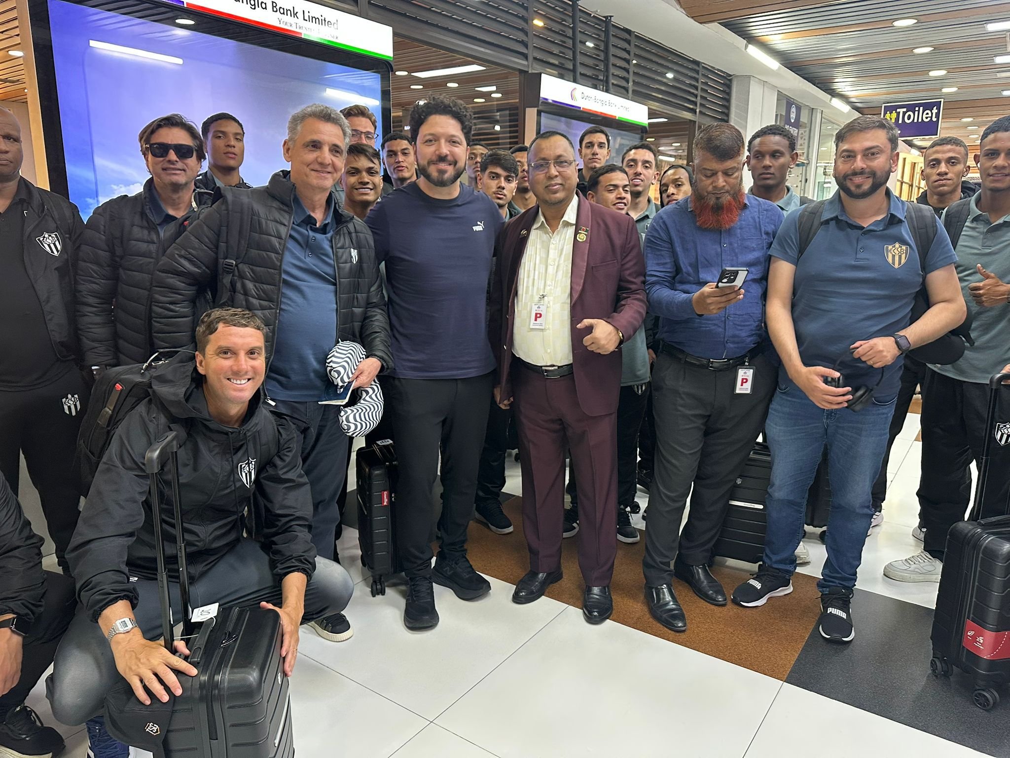 Brazil's Sao Bernardo team now in Dhaka