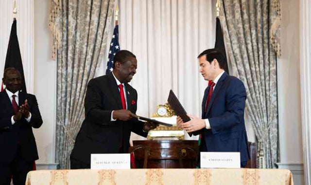 US signs health aid deal with Kenya in Trump first