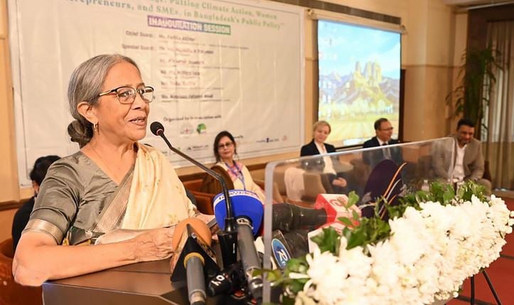 Women entrepreneurs need additional funding to address climate risks: Farida Akhtar