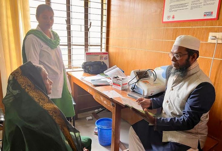 People receiving better treatment from Baufal health complex’s NCD corner 