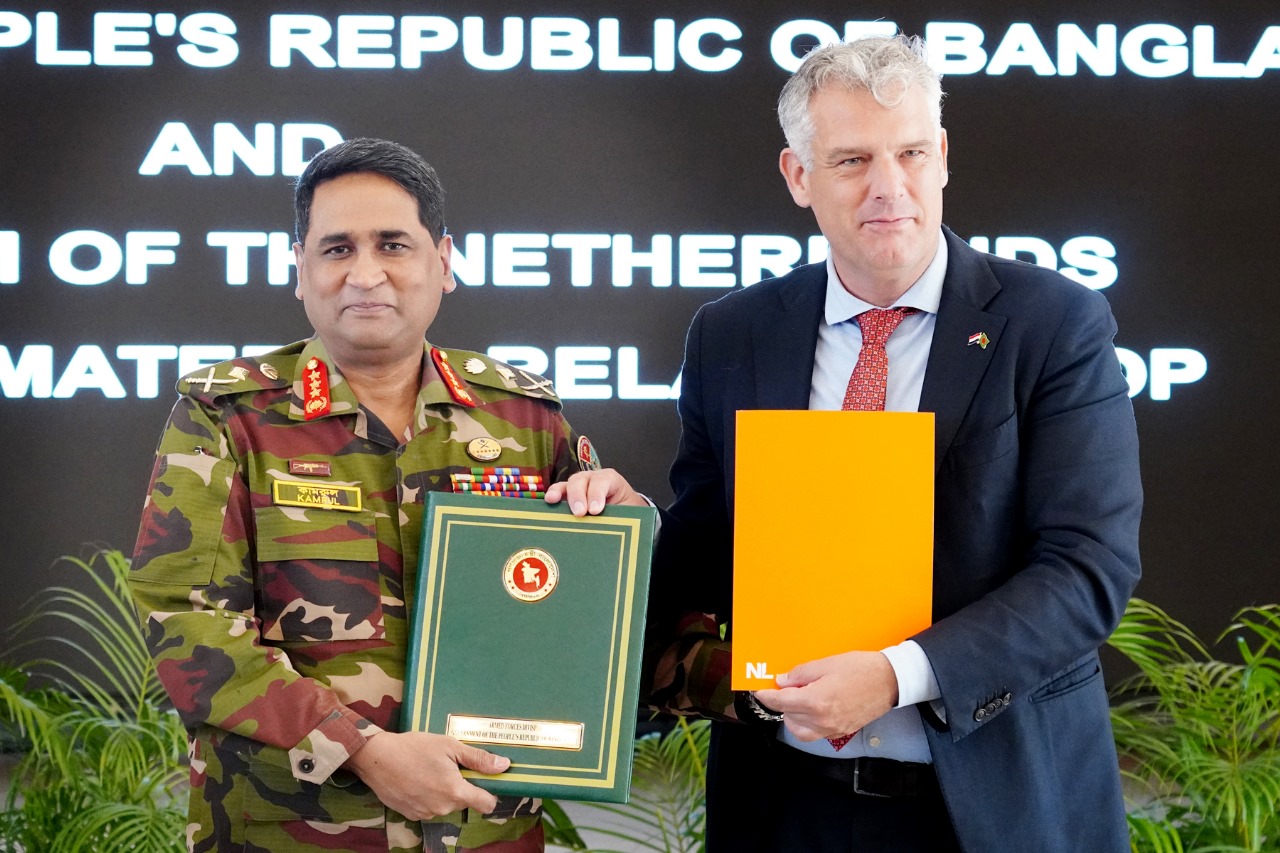 Bangladesh, Netherlands sign MoU on naval defence cooperation