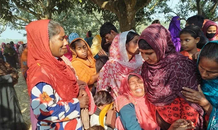 Baby Sazid laid to eternal rest at his native village