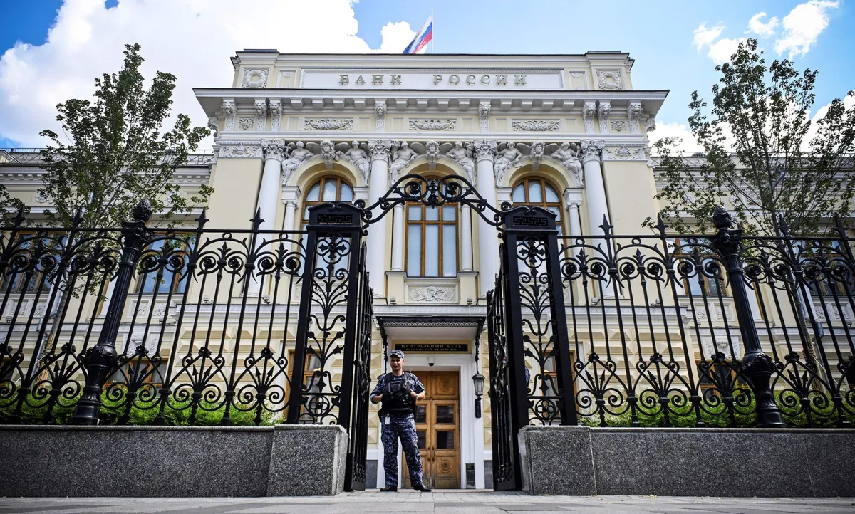 Russian central bank says suing Euroclear over frozen assets