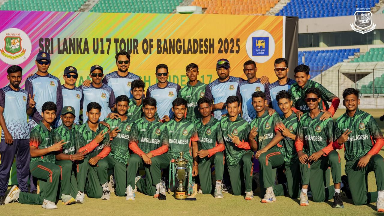 Akash, Jarif star in Bangladesh U17's series win against Sri Lanka