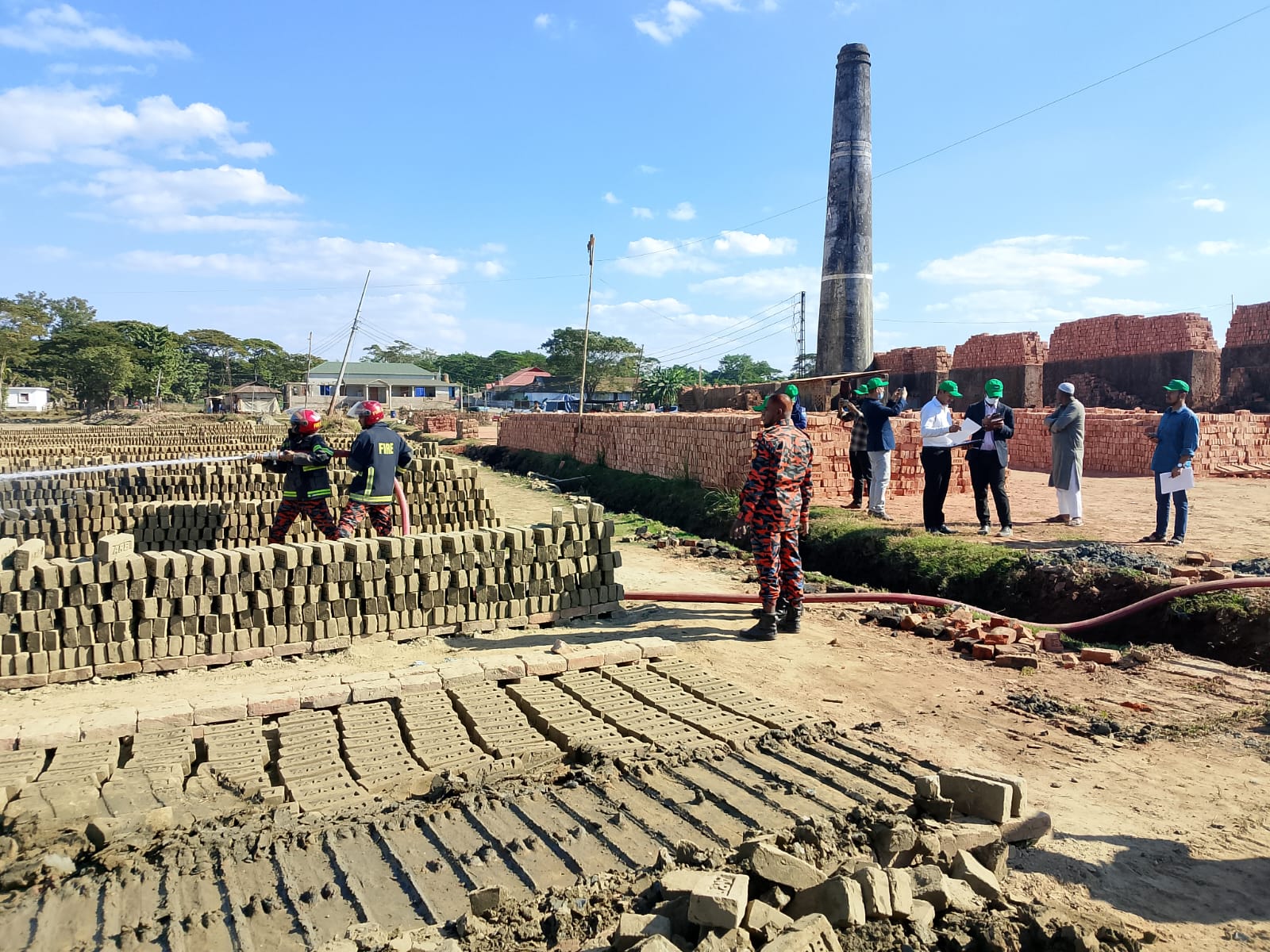 Mobile court conducted against illegal brick kilns in Sunamganj
