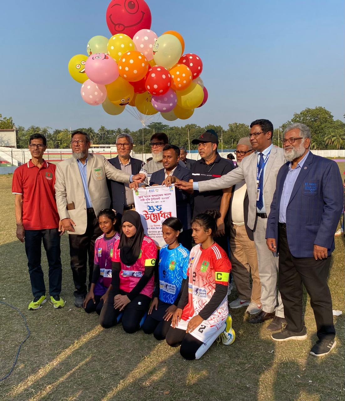 Jashore district team post win in women’s hockey