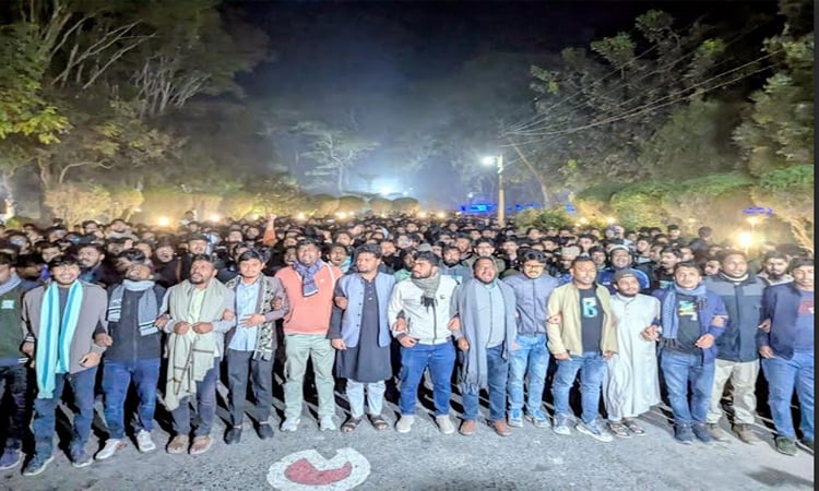 IU students protest over Osman Hadi's death