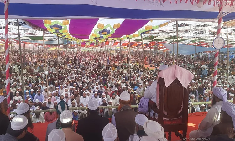 Three-day Ijtema begins in Kurigram with huge devotee participation