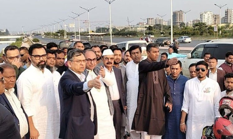BNP leaders inspect venue for Tarique Rahman’s reception