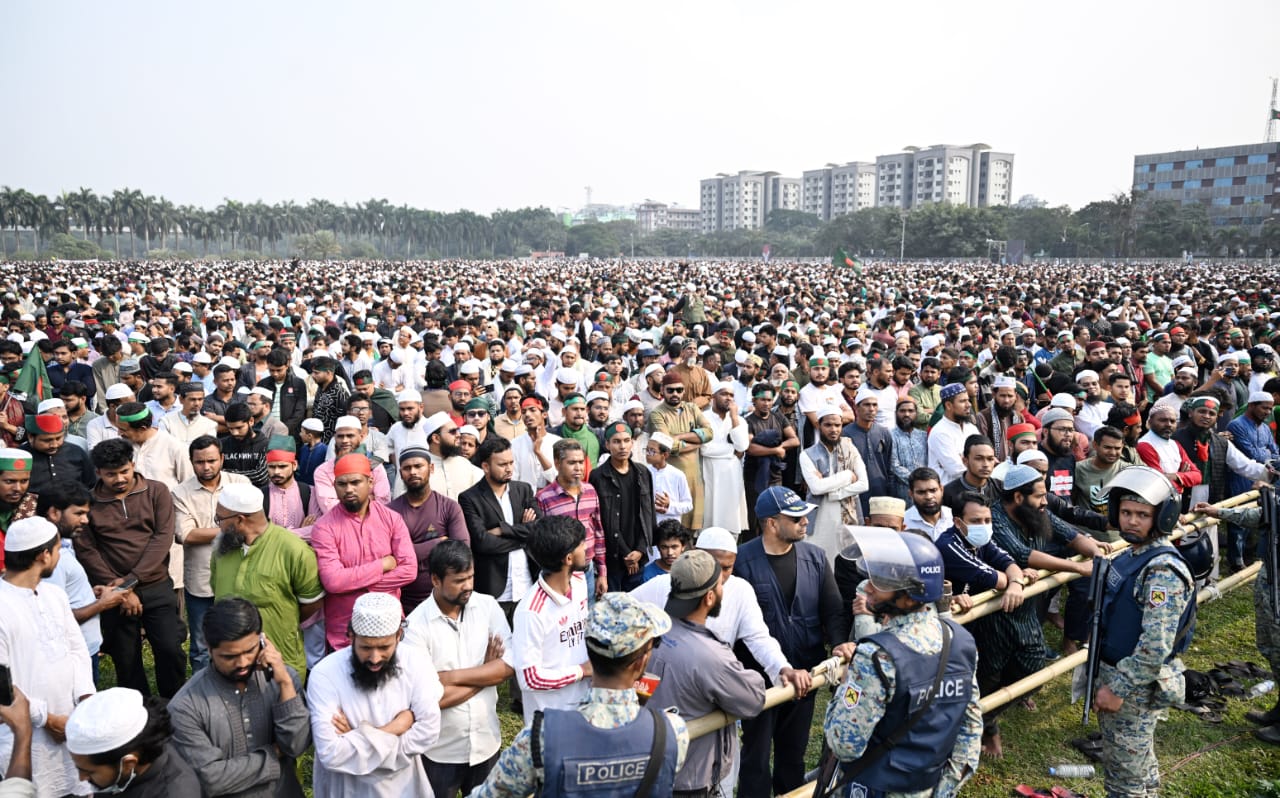 Namaj-e-janaza of Shaheed Hadi held