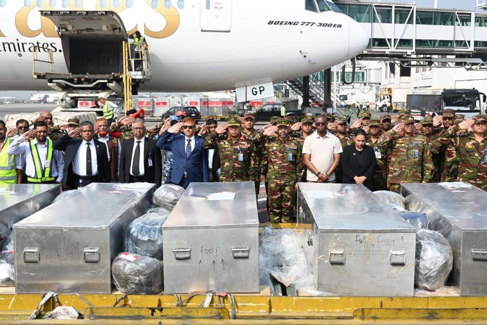 Six Bangladeshi peacekeepers’ bodies arrive today