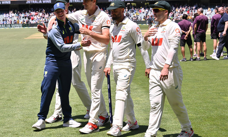 Cummins, Lyon doubts for Melbourne after 'hugely satsfying' Ashes