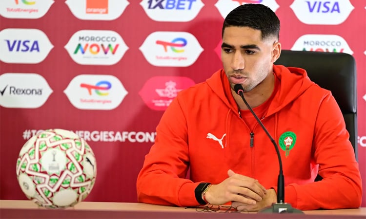 Morocco coach 'taking no risks' with Hakimi fitness
