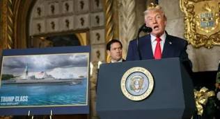 Trump announces new US warship class named after himself