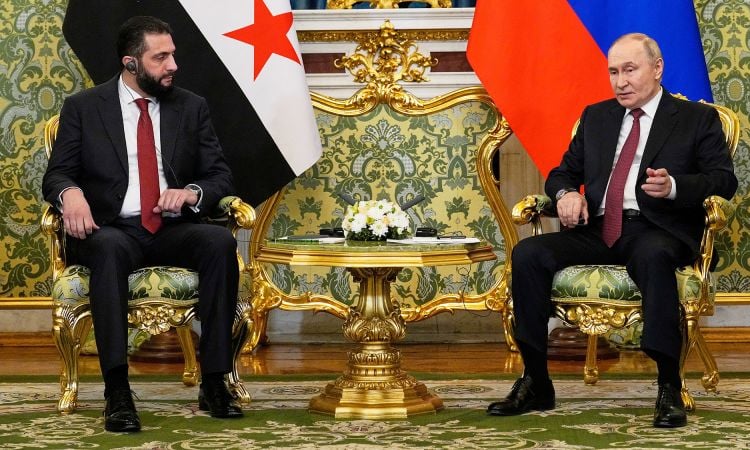 Syria ministers talk military cooperation with Putin in Russia: state media