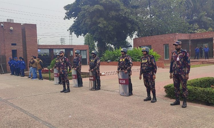 BGB deployed at key points to maintain law and order