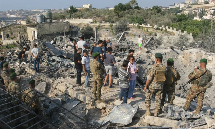 Israel army says striking Hezbollah targets in Lebanon