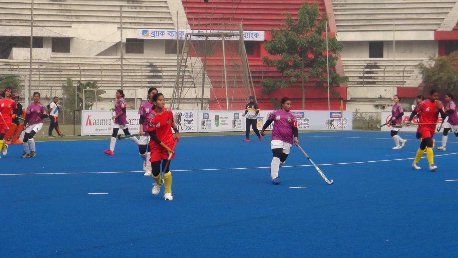 One more match of women's hockey held