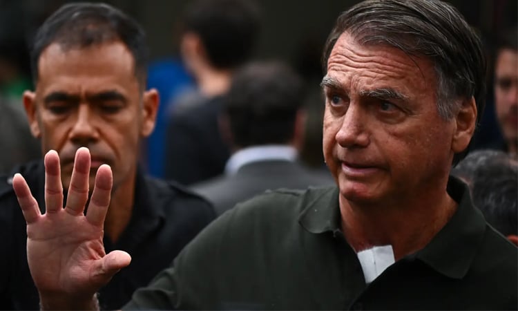 Brazil's ex-president Bolsonaro treated for hiccups