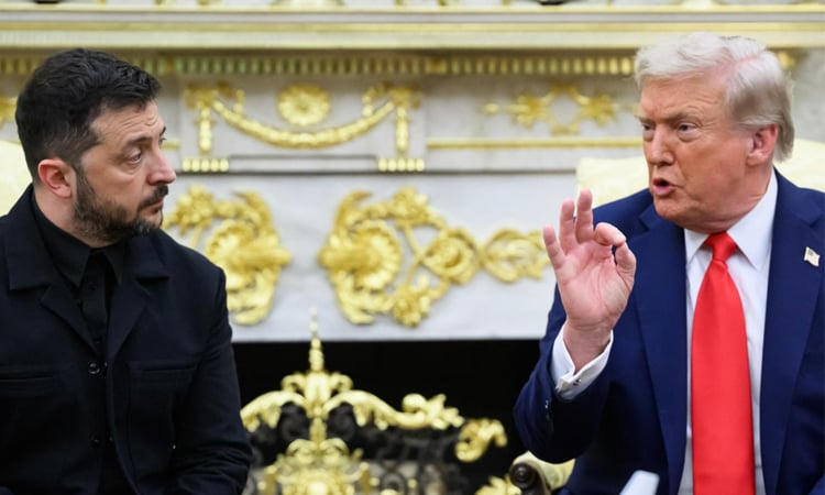 Zelensky looks to close out Ukraine peace deal at Trump meet