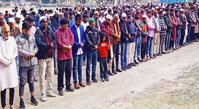 Begum Khaleda Zia's ghaibana Janaza held in Rangpur