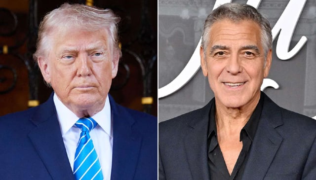 Trump joins criticism of Clooney's French passport