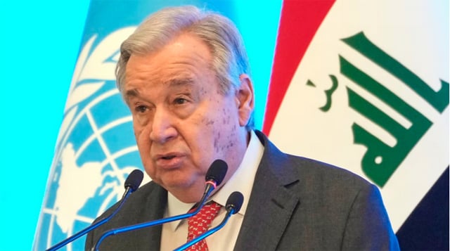 UN chief calls on Israel to reverse NGOs ban in Gaza