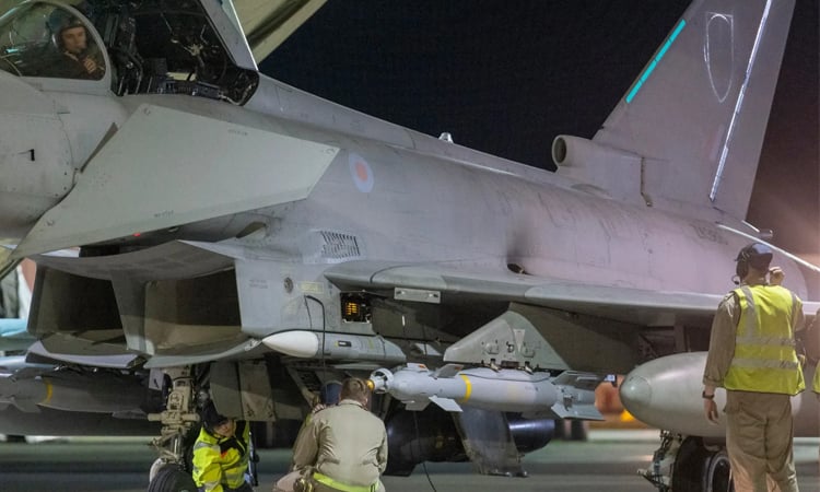 UK says conducted joint strike with France on IS site near Palmyra