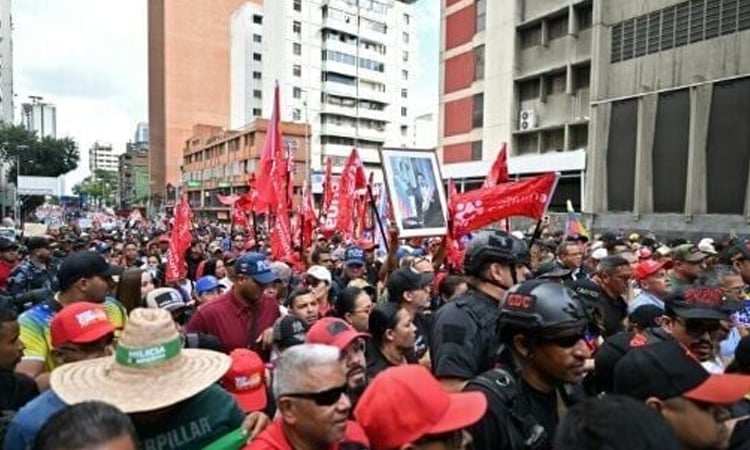 Maduro son calls on deposed leader's supporters to stage protests