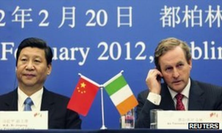 Irish PM calls for 'open trade' in talks with China's Xi     