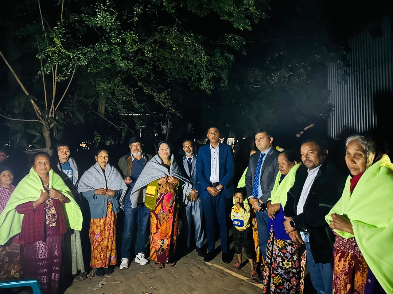 Blankets distributed among Rakhine community in Patuakhali