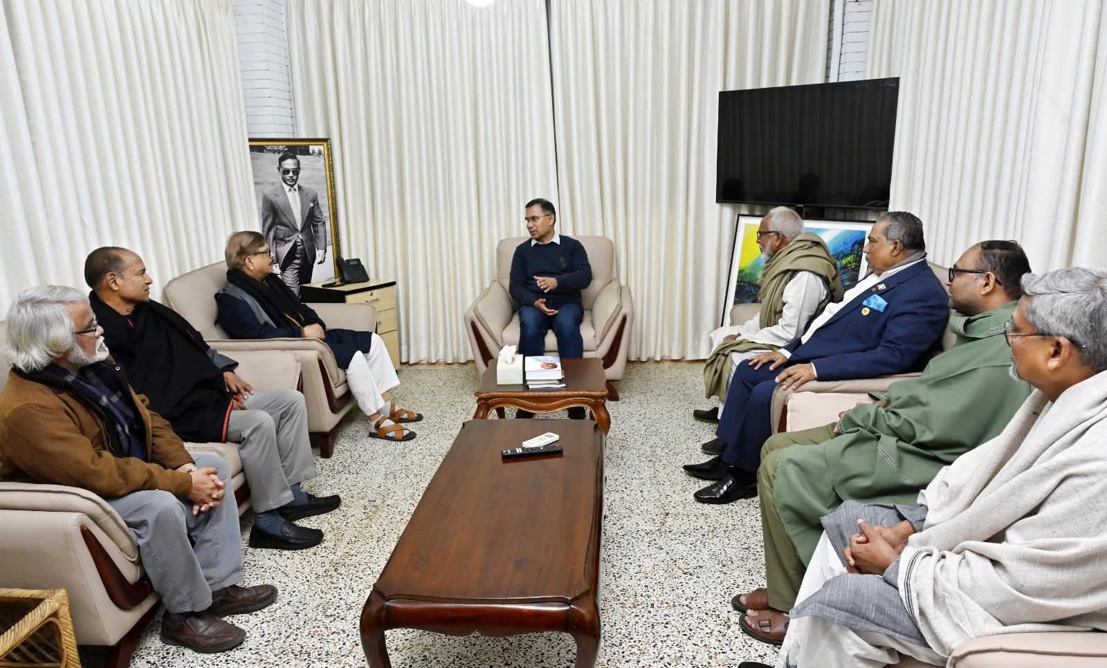Nagarik Oikya leaders meet Tarique Rahman 