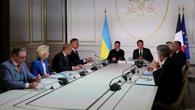 Ukraine's European, US allies meet in Paris on security guarantees