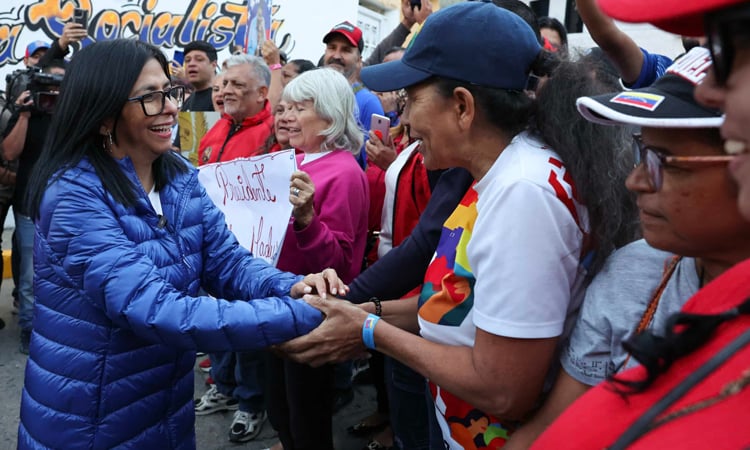 New Venezuela leader says 'no foreign power' running country