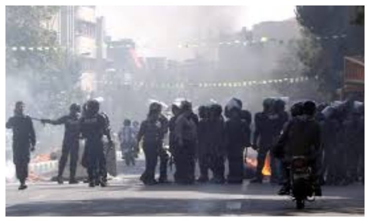 Iran police officer killed in stabbing during unrest near Tehran: local media