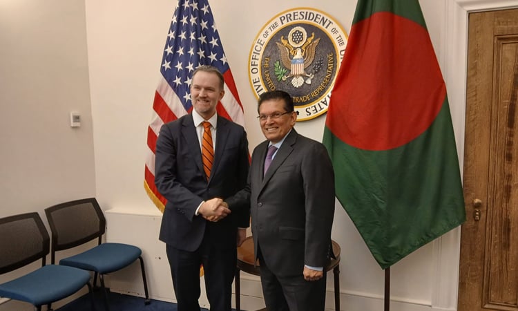 Khalilur Rahman meets US Trade Representative Jamieson Greer in Washington DC