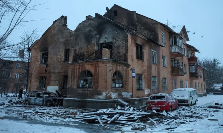 Russian attack damaged 20 Kyiv residential buildings, Qatar embassy: Zelensky