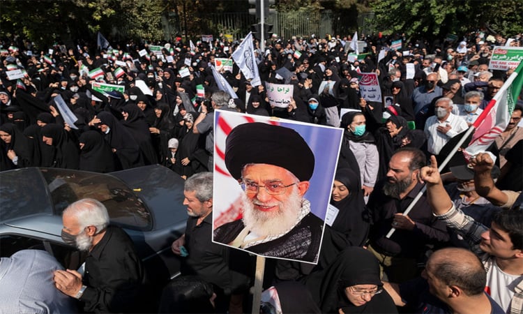 Defiant Khamenei insists 'won't back down' in face of Iran protests