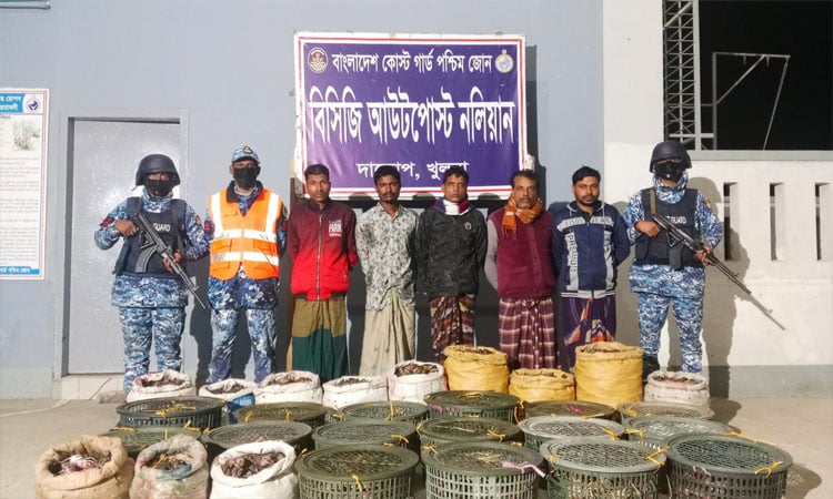 Five held with 490kg crabs in Sundarbans