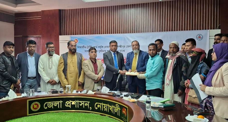 41 road accident victims receive Tk 1.65cr compensation in Noakhali