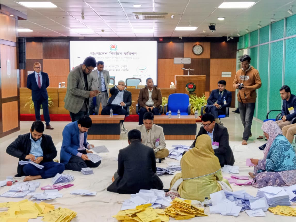 Postal vote counting mock exercise held