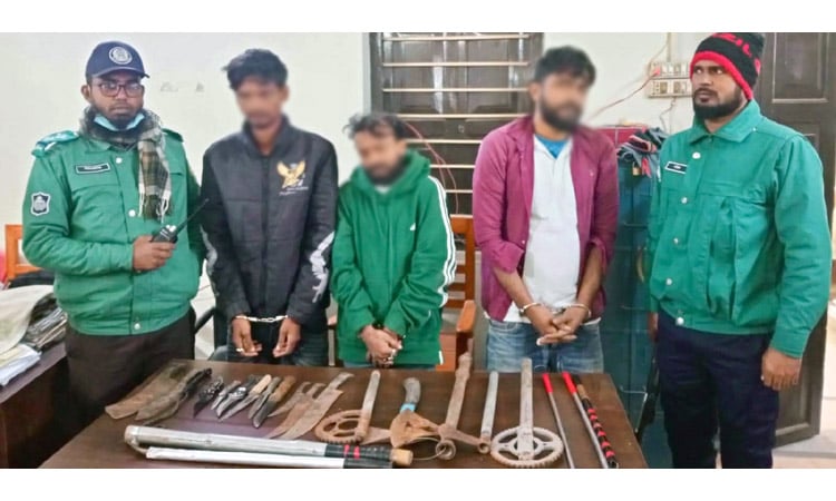Three extortionists held in Rajshahi