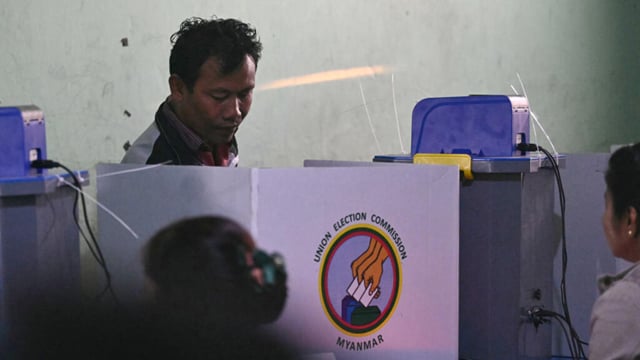 Myanmar votes in second phase of junta-run election