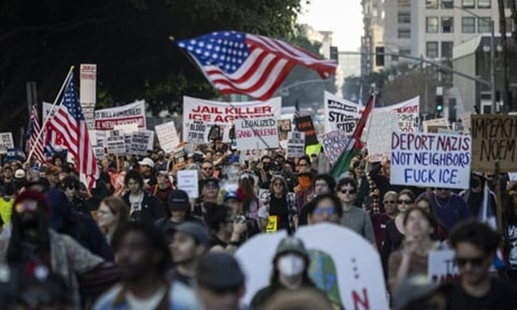 Rallies across US after woman shot and killed by immigration agent